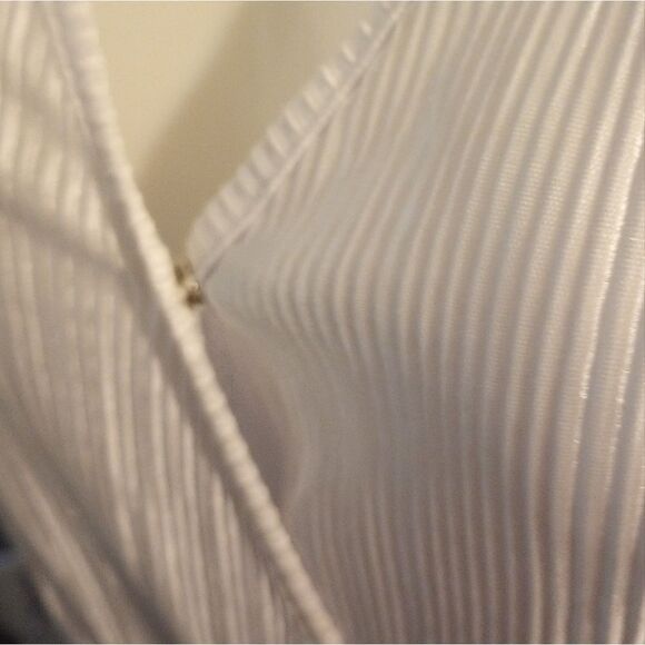 wide leg ombre pleated jumpsuit with ruffled hem - Picture 8 of 13